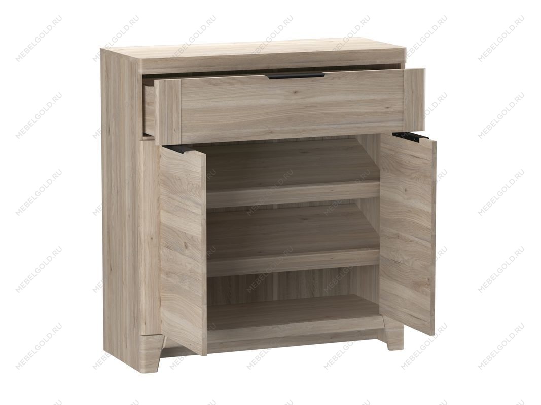 Тумба высокая широкая, Юта (921*377*1000) Дуб Мария, 50606 | изображение 1