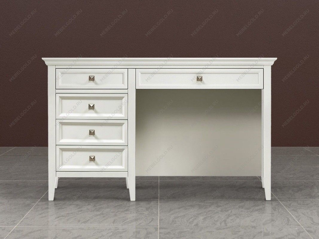 Стол письменный однотумбовый Manhattan (Молочный) | изображение 1