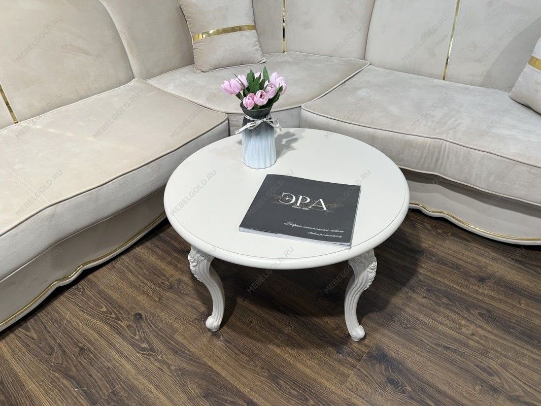 Столик круглый Мокко бежевый | изображение 5