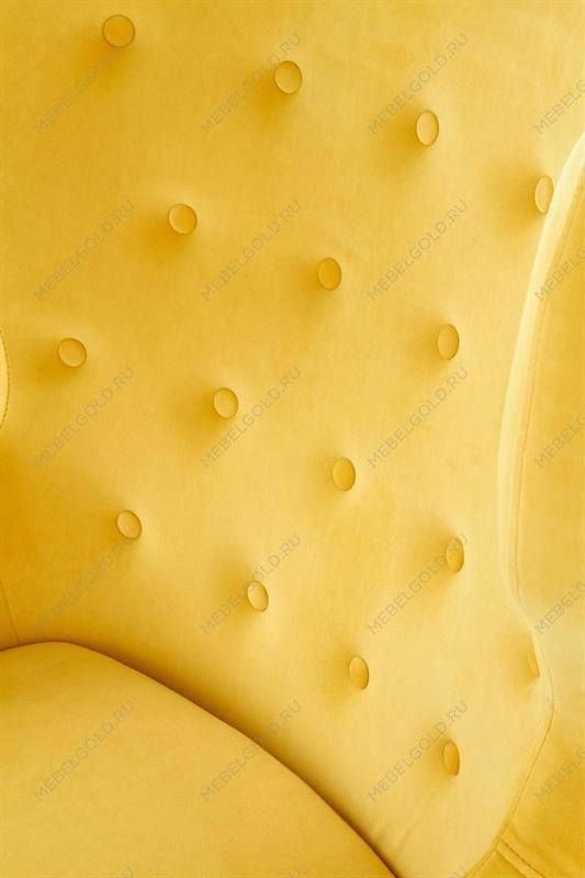 Кресло Halmar MARVEL (желтый/натуральный) | изображение 1