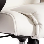 Кресло BERGAMO хром (22), кож/зам, белый, 36-01 | изображение 9