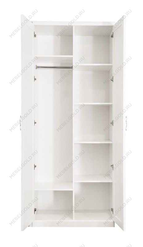 Шкаф детский Мишель 2-ств без зеркал белый матовый | изображение 3