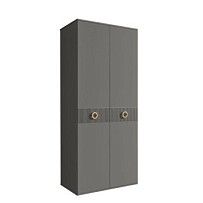 Шкаф 2-х дверный Bogemia Fillini (Серый/Золото) БМШ2/2(Fi)