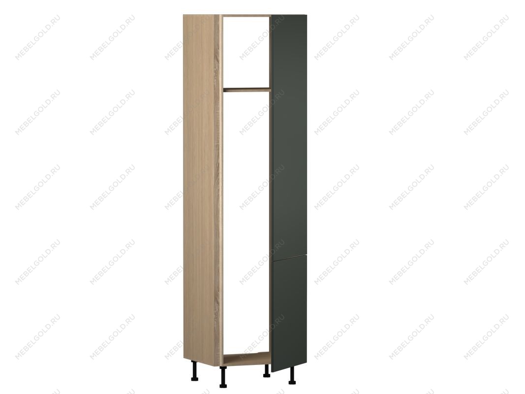 Пенал ПХ, Женева (642*586*2456) Дуб Палермо/Зеленый матовый, 21956 | изображение 2