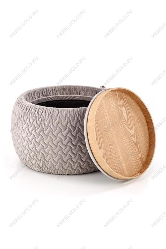 Пуф Halmar BONO (светло-серый) | изображение 1