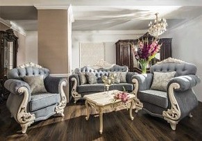 Комплект Афина крем серый