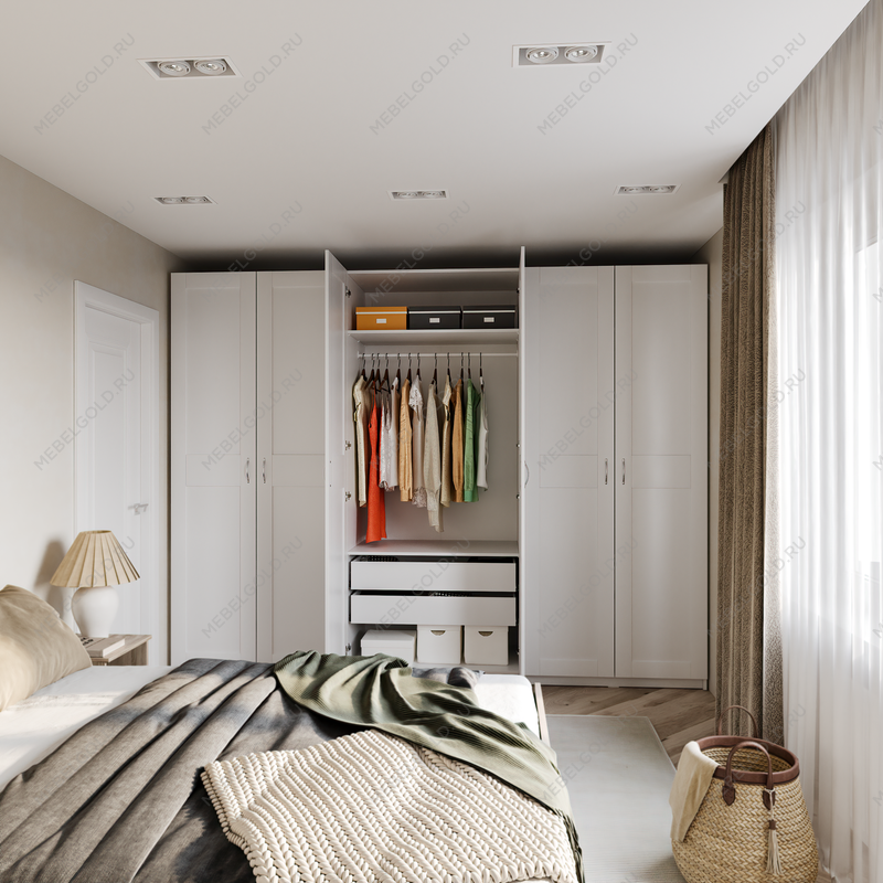 МАКС комплект дверей 75 (2 заполнения) белый | изображение 1