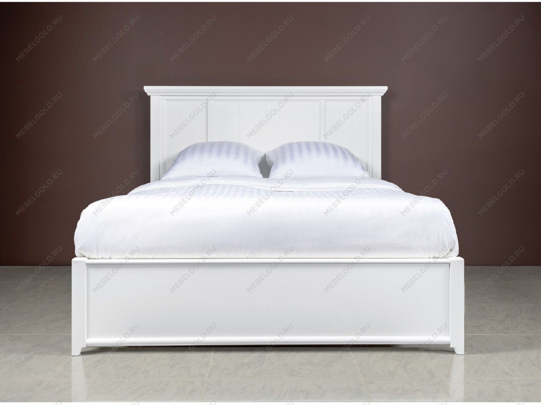 Кровать полутораспальная 140 с подъемным механизмом Manhattan (Белый) | изображение 1