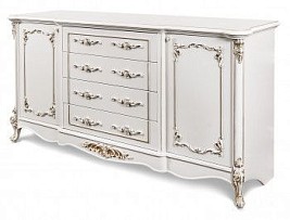 Комод Флоренция белый глянец