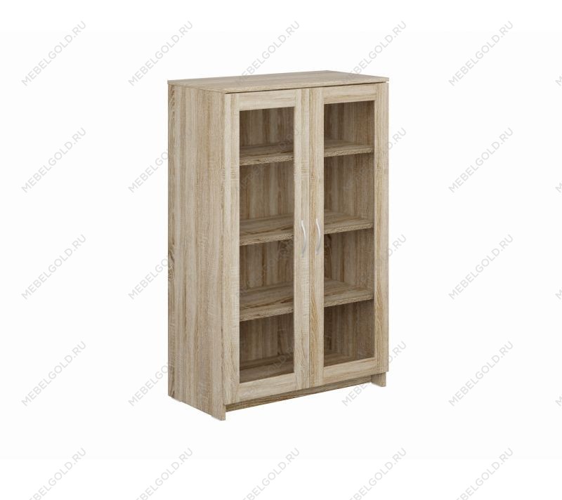 БРИМНЭС / СИРИУС тумба ИКЕА / IKEA 2 двери со стеклом 78х123 сонома | изображение 3