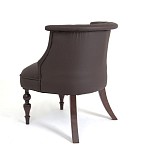 Кресло Бархат (темный тон/кожзам 1 шоколад) | изображение 2