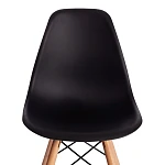 Стул барный Cindy Bar Chair (mod. 80-1), дерево бук/металл/пластик, 50 х 51 х 109 см, Black (Черный) 3010/ натуральный | изображение 5