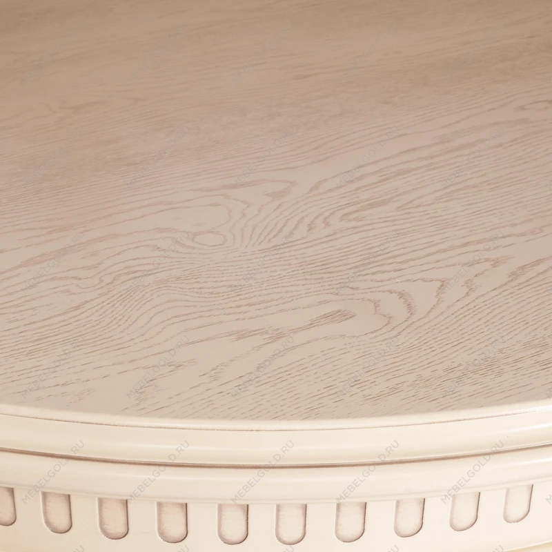 Стол VERSAL овальный, бук, мдф, 300 (350/400) х 110 х 78 см, бежевый патина | изображение 9