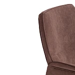 Кресло YORK, флок, коричневый, 6 | изображение 9