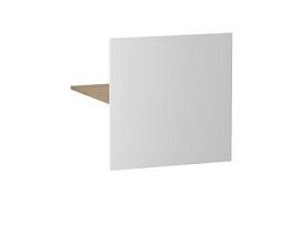 Доп. ПГ-60, Женева (596*596) Белый матовый, 22401