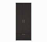 БРИМНЭС / СИРИУС Шкаф ИКЕА / IKEA для одежды 2 двери и 1 ящик Дуб Венге | изображение 1