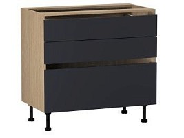 Дуб Палермо/Синий матовый