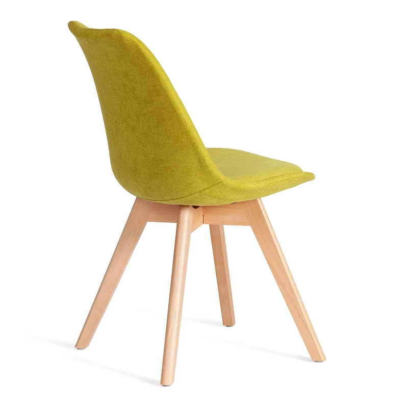 Стул TULIP SOFT (mod. 053V), дерево/пластик/ткань, 49,5 x 54,5 x 84 см, Светло-зеленый (Light green) LY1701-8 | изображение 2