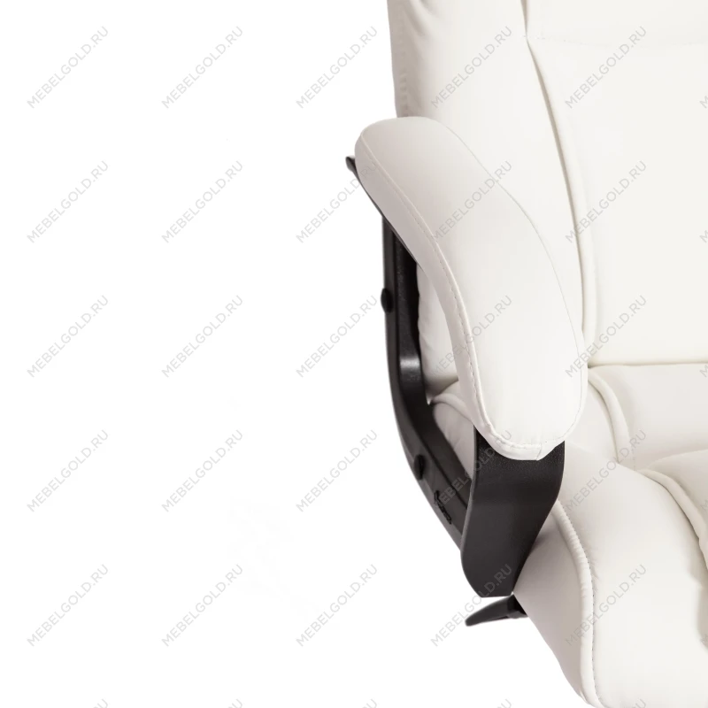 Кресло BERGAMO хром (22), кож/зам, белый, 36-01 | изображение 8