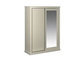 Шкаф-купе 2-х дверный, Сиена (1814*654*2304), двери комбинированные, Береза бежевая