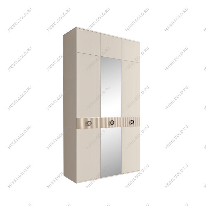 Антресоль для 3-х дверного шкафа Bogemia (Слоновая кость) РМАН-1(3) | изображение 1