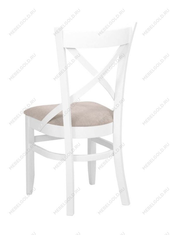 Стул Хью (Белая эмаль/бежевый М02) | изображение 3