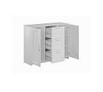 BRIMNES / СИРИУС тумба ИКЕА / IKEA 2 двери и 3 ящика 117х95 белая | изображение 2