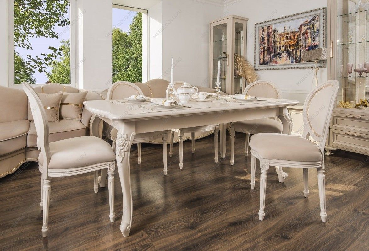 Стол Мокко прямоугольный бежевый | изображение 5