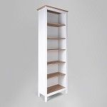 САГА стеллаж 70 белый/ясень | изображение 1