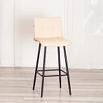 Барный стул Bari/Бари, экокожа, бежевый, 45х56х110 см | изображение 14