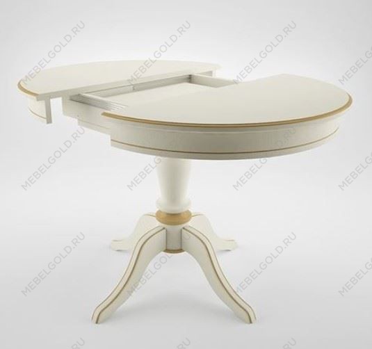 Стол Тейя (Эмаль 11/патина золото/шпон дуб) | изображение 2