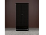Шкаф двухстворчатый Manhattan (Черный) | изображение 3