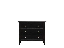 Комод 3 ящика Manhattan (Черный)