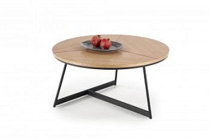 Стол журнальный Halmar KARIDA (дуб натуральный/черный)